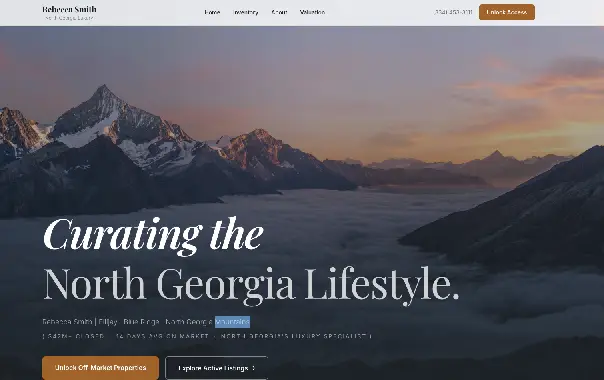 Real estate website - property listings and area guides
